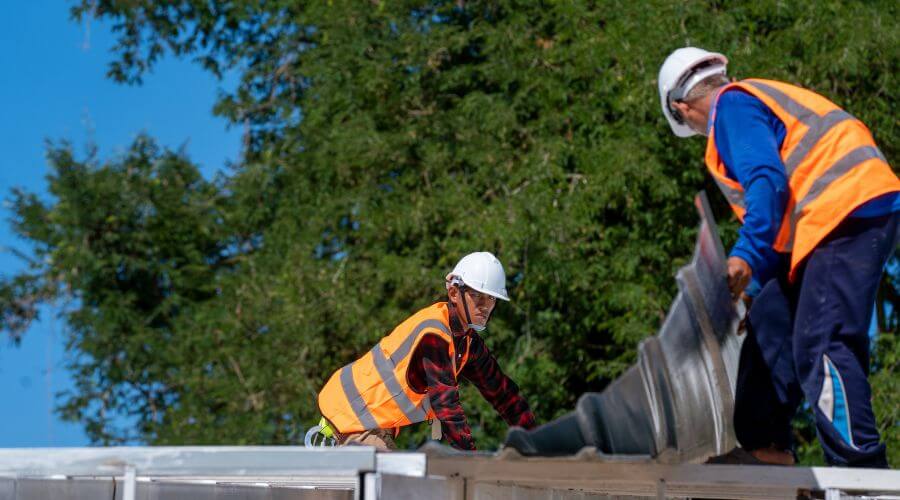 Professional metal roof installation in Letts, IA